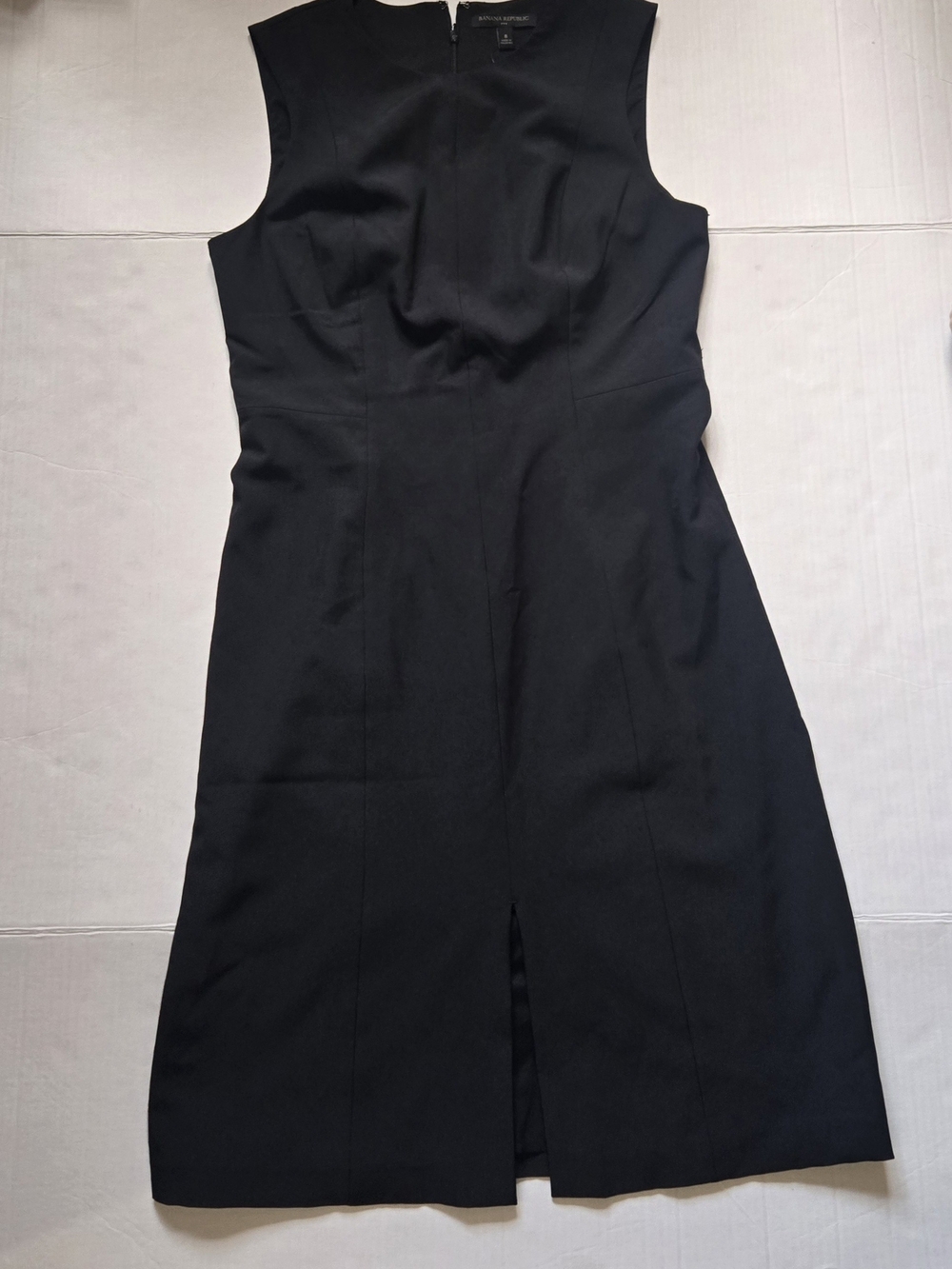 Banana Republic Black Sleeveless Sheath Dress
